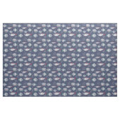 Cute Fish Pattern fabric Stof (Yard (91,4 cm))