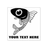 Cute Fish Rubberstempel (Afrduk)