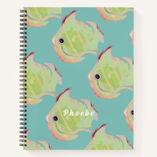 Cute Fish Spiral Notitieboek (Voorkant)