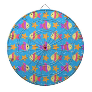 Cute Fish & Starfish Pattern Dartbord