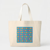 Cute Fish & Starfish Pattern Grote Tote Bag (Voorkant)