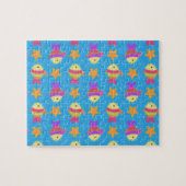 Cute Fish & Starfish Pattern Legpuzzel (Horizontaal)