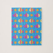 Cute Fish & Starfish Pattern Legpuzzel (Verticaal)