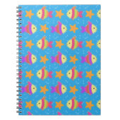 Cute Fish & Starfish Pattern Notitieboek (Voorkant)