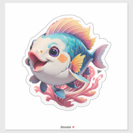 Cute Fish Sticker
