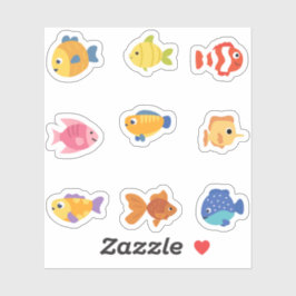Cute Fish Stickers