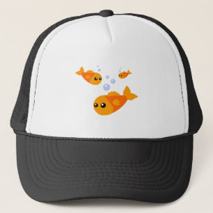 Cute Fish Trucker Pet