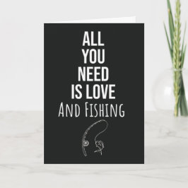 Cute Fishing Cards Little Fisherman Angling Fisher Kaart