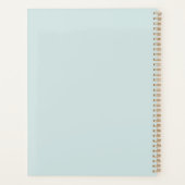 Cute Fitness Girl Illustration Workout Fitness Planner (Achterkant)