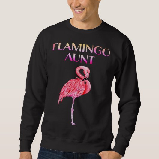 Cute Flamingo Aunt Awesome Christmas Trui (Voorkant)