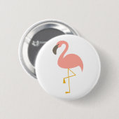 Cute Flamingo Button (Voorkant /achterkant)