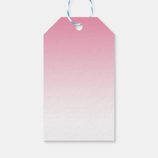 Cute Flamingo Cadeaulabel (Achterkant)