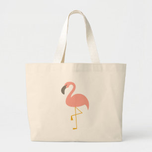 Cute Flamingo Canvas tas