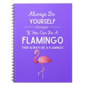 Cute Flamingo Gifts Bird Humor Humorous Funny Notitieboek (Voorkant)