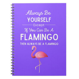 Cute Flamingo Gifts Bird Humor Humorous Funny Notitieboek