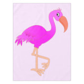 Cute Flamingo - Happy Tafelkleed (Voorkant)