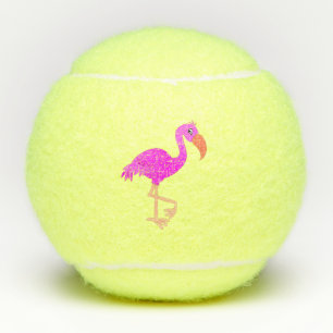 Cute Flamingo - Happy Tennisballen