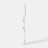 Cute Flamingo  iPhone Hoesje (Rechterkant)