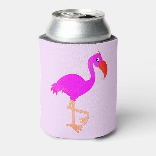Cute Flamingo Koelbox - Happy Blikjeskoeler (Blikje Achterkant)