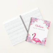 Cute Flamingo Notebook Notitieboek (Binnen)