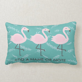 Cute Flamingo Pastel Blauwgroen Pillow Kussen