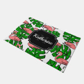 Cute Flamingo patroon Deurmat (Schuin)