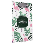 Cute Flamingo patroon Klembord (Rechts)