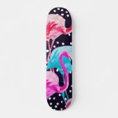 Cute Flamingo patroon Persoonlijk Skateboard (Voorkant)