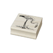 Cute Flamingo Rubberstempel (Stempel)