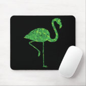 Cute Flamingo Shamrocks Shirt St Patricks Day Anim Muismat (Met muis)