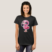 Cute Flamingo T-shirt (Voorkant volledig)
