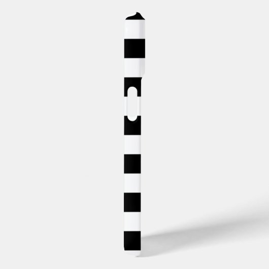 Cute Flamingos, Black, White Stripes Personalized Case-Mate iPhone Case (Achterkant / Rechts)