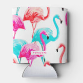 Cute Flamingos Blikjeskoeler (Achterkant)