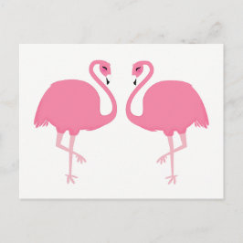 Cute Flamingos briefkaart