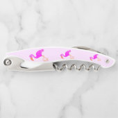 Cute Flamingos - Happy Kurkentrekker (Voorkant)