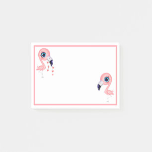 Cute Flamingos Post-it® Notes