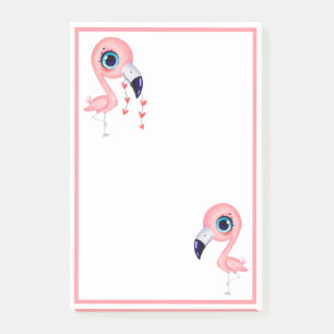 Cute Flamingos Post-it® Notes