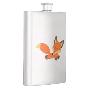 Cute Fleet Cartoon Fox Classic Flask Flacon