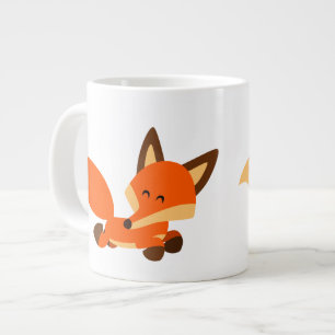 Cute Fleet Cartoon Fox Jumbo Mok