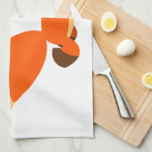 Cute Fleet Cartoon Fox Kitchen Towel Theedoek (Quarter Fold)