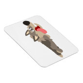 Cute Fleet Cartoon Wolf Flexible Magnet Magneet (Rechterzijde)