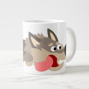 Cute Fleet Cartoon Wolf Jumbo Mok