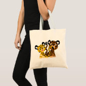 Cute Flirtatious Cartoon Jaguars Bag Tote Bag (Voorkant (product))