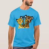 Cute Flirtatious Cartoon Jaguars T-Shirt (Voorkant)