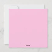 Cute Flirty Bra Lingerie Bridal Shower Invitation Kaart (Achterkant)