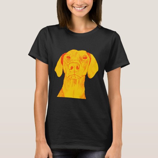 Cute Floppy Doberman Time T-shirt (Voorkant)
