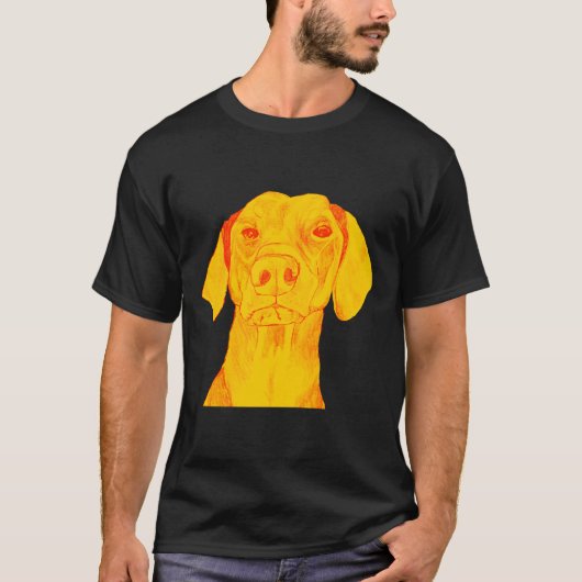 Cute Floppy Doberman Time T-shirt (Voorkant)