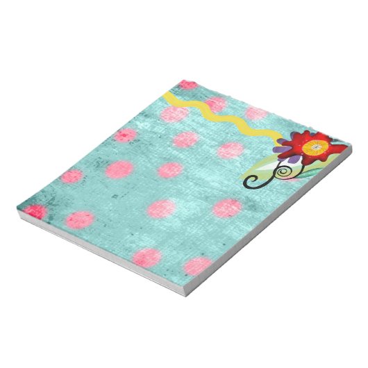 Cute Flora Notitieblok (Linkerzijde)