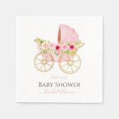 Cute floral baby Stroller Servet (Voorkant)