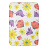 Cute Floral Badmat (Voorkant Verticaal)